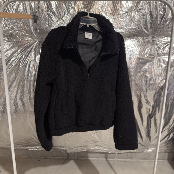 Sage Collective Sherpa 1/4 Zip Pullover Women’s Size L Cozy Fleece Jacket - Picture 1 of 3